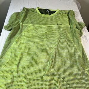 Under Armour Performance T Shirt Men L Green Athletic Tee